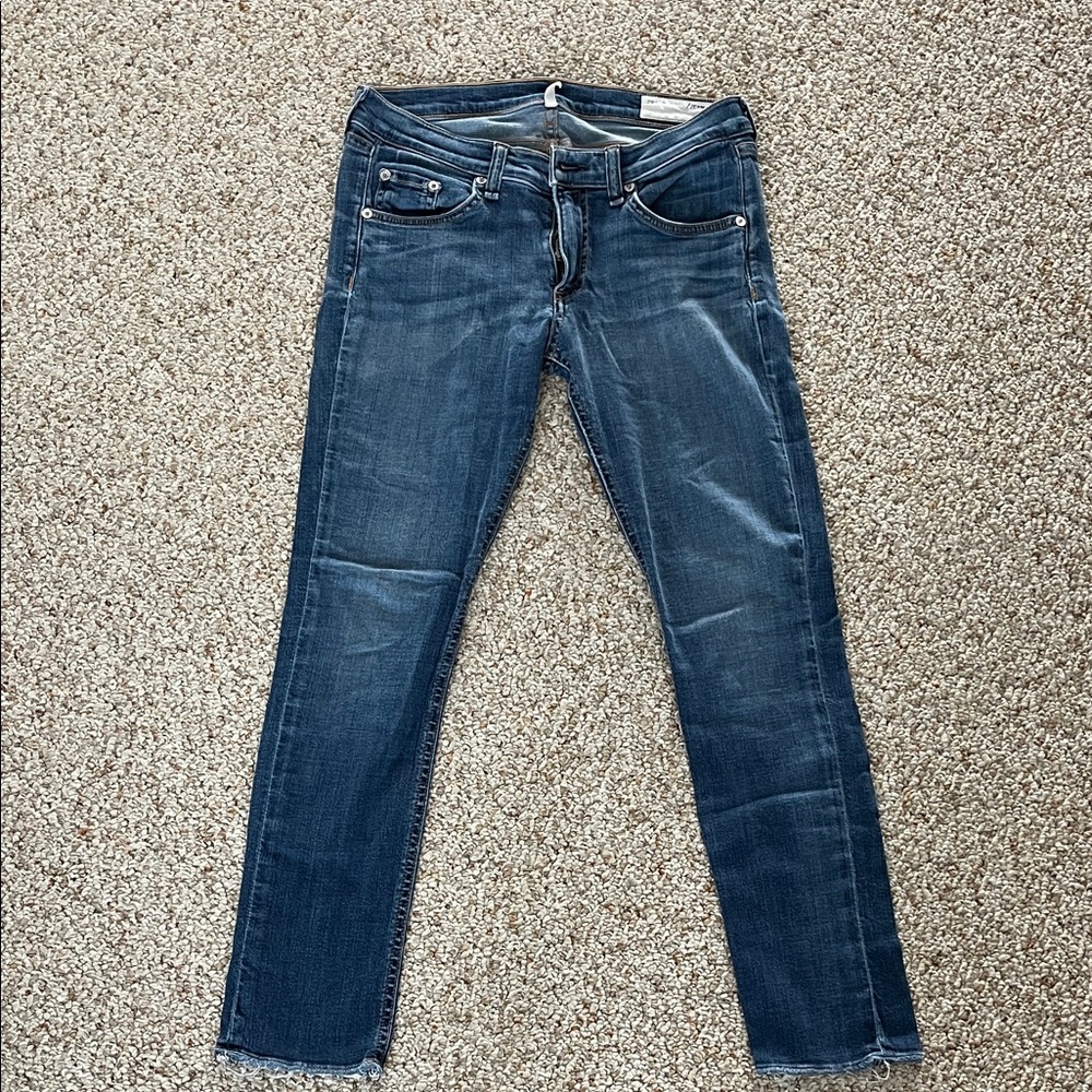 rag & bone Dark Blue Skinny Jeans